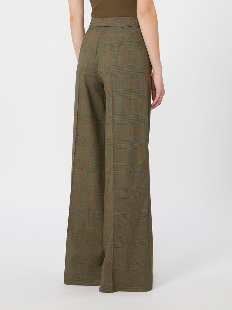 max mara glen plaid wool trousers