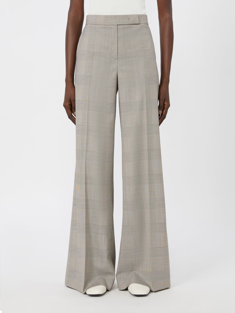 max mara glen plaid wool trousers