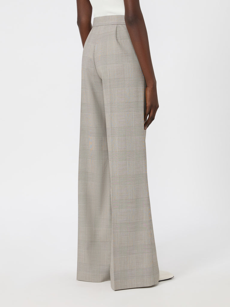 max mara glen plaid wool trousers