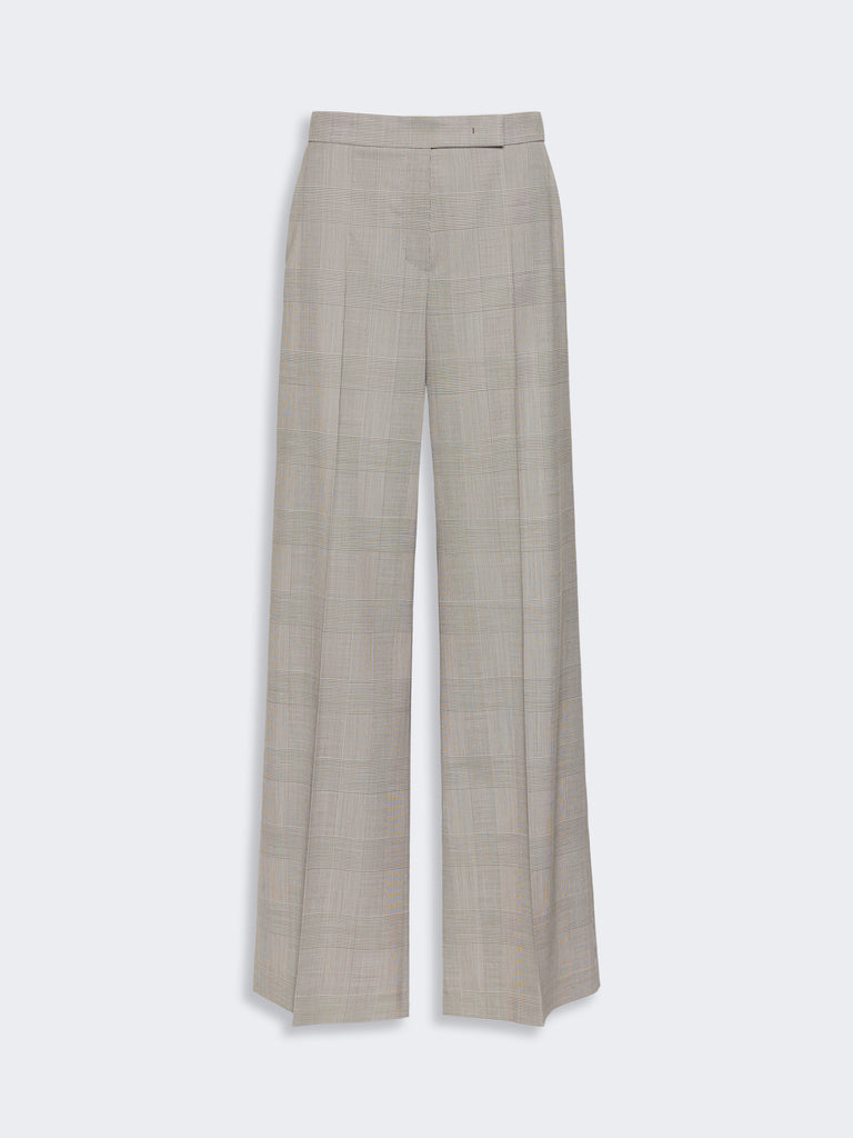 max mara glen plaid wool trousers