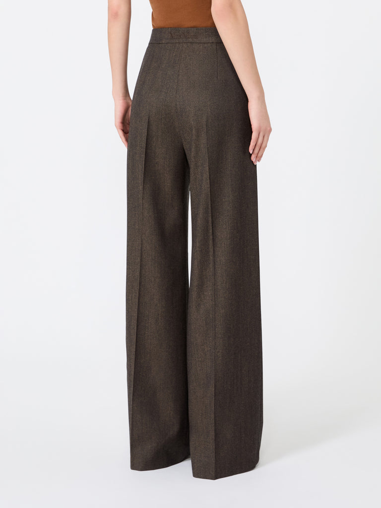 max mara denim-look wool trousers