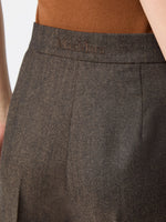 max mara denim-look wool trousers for women
