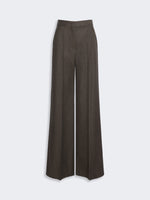 max mara denim-look wool trousers for women