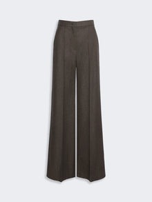max mara denim-look wool trousers for women