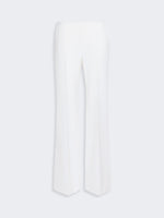 max mara slim-fit wool cloth trousers for women