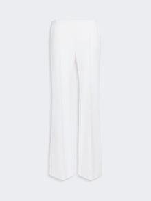 max mara slim-fit wool cloth trousers for women