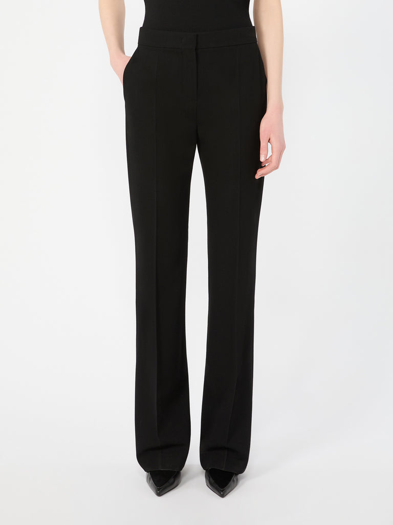 max mara wool gabardine trousers