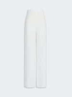 Cady Wide-Leg Trousers for Women - White - Max Mara UAE