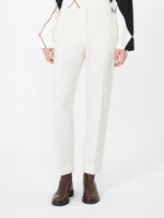 Max Mara Slim double woollen cloth trousers for Women