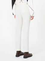 Max Mara Slim double woollen cloth trousers for Women
