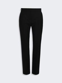 max mara slim double woollen cloth trousers for women