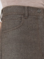 max mara felted wool wide-leg trousers for women