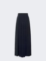 max mara wool trousers with plissé-pleated detail for women