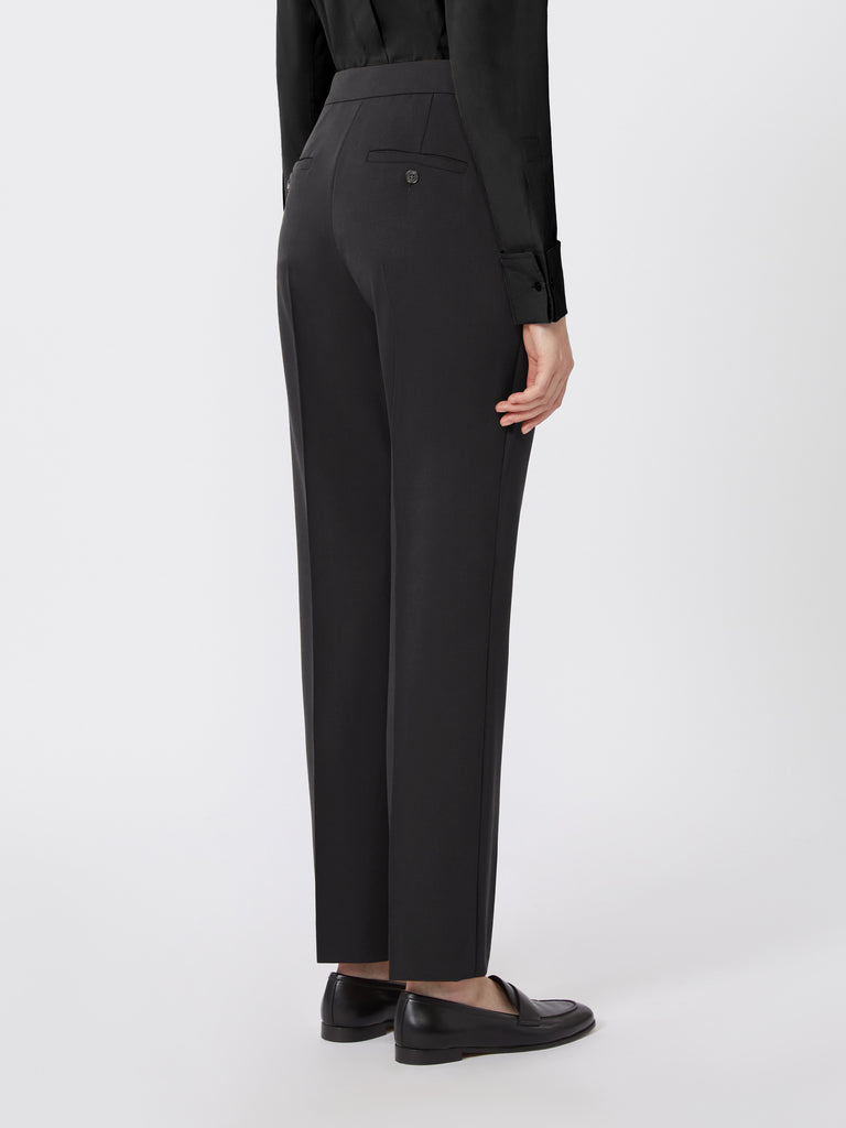 max mara wool granite trousers