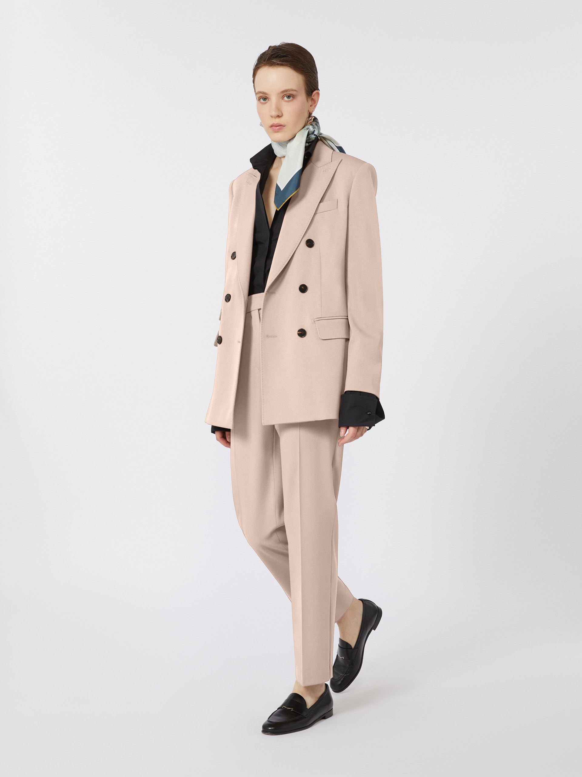 Wool Granite Trousers for Women - Nudo - Max Mara UAE