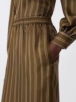 max mara printed silk relaxed trousers for women