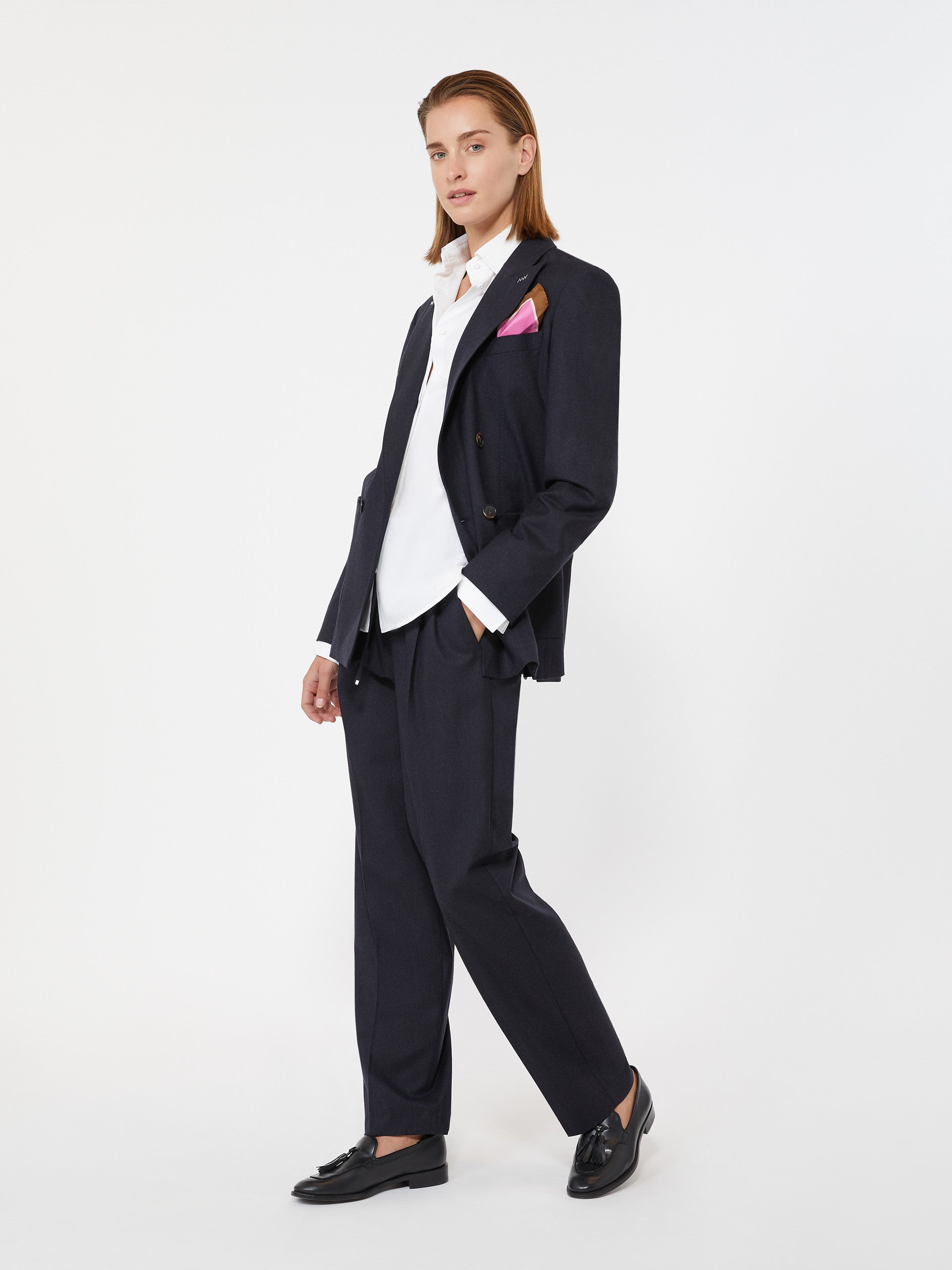 max mara cashmere foule trousers for women