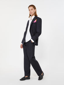Cashmere Foule Trousers for Women - Ultramarine - Max Mara UAE