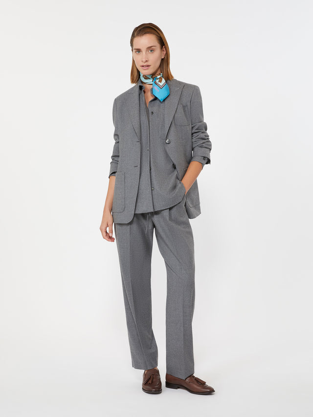 max mara cashmere foule trousers for women