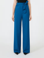 max mara wool trousers with belt for women