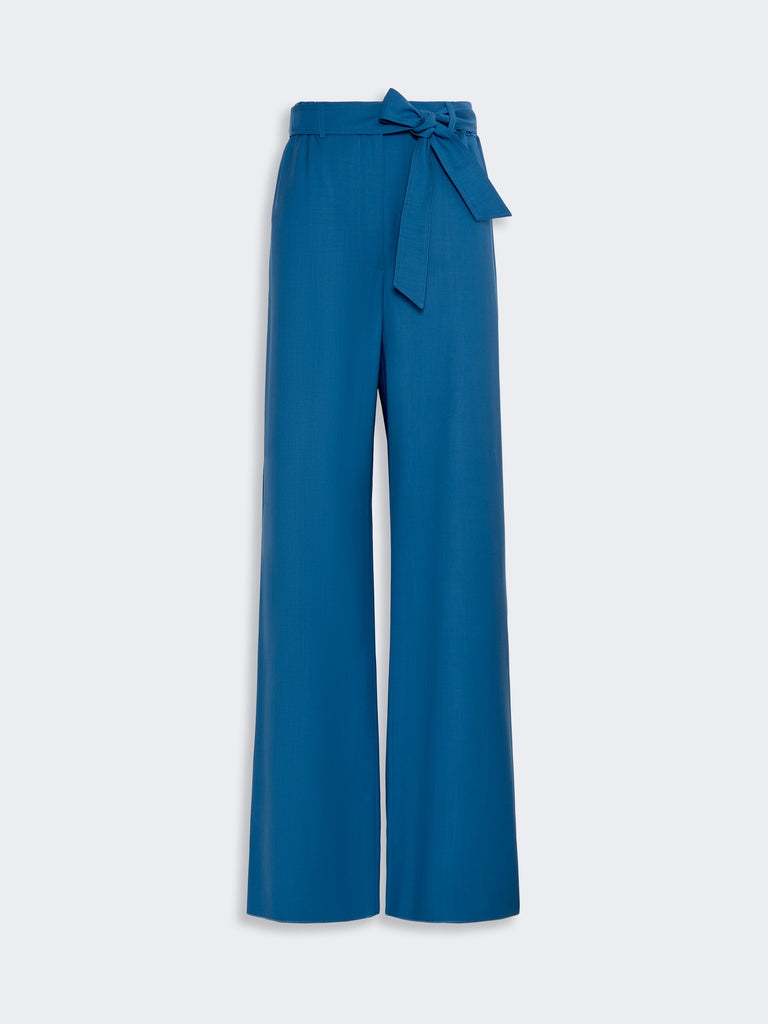max mara wool trousers with belt