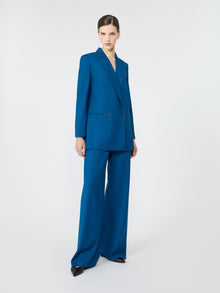 max mara wool trousers with belt for women