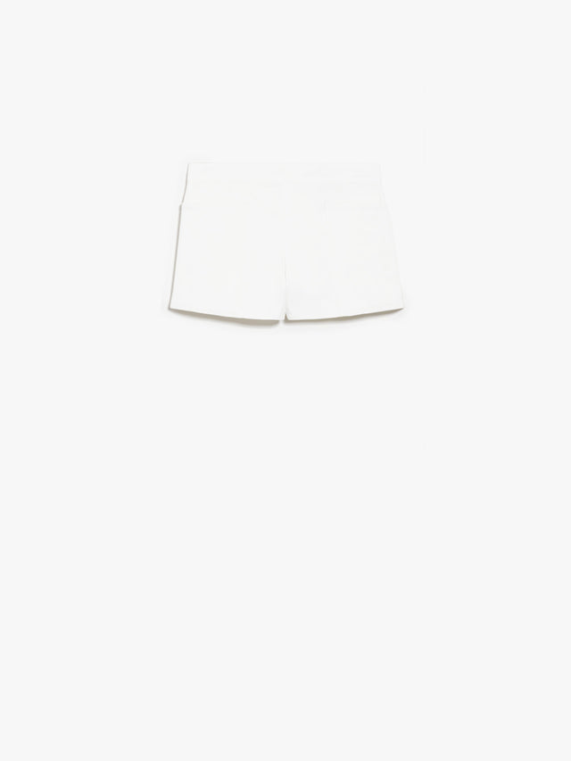 Stretch gabardine shorts