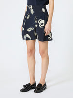 max mara printed silk crepe de chine shorts for women