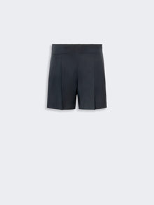 Lightweight Woollen Cloth Shorts for Women - Ultramarine - Max Mara UAE