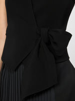 max mara compact cady cropped gilet for women