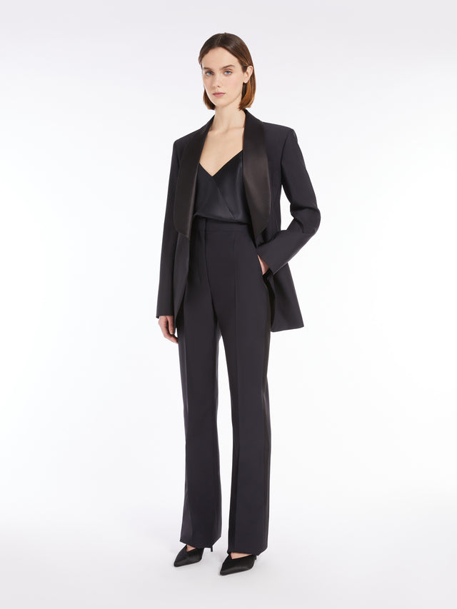 Satin Slip Top for Women - Midnightblue - Max Mara UAE