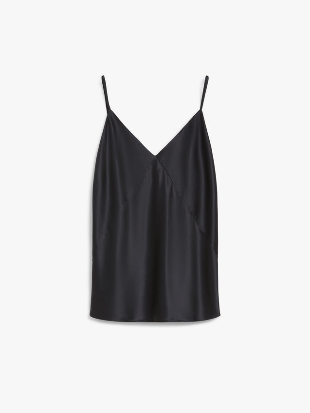 Satin Slip Top for Women - Midnightblue - Max Mara UAE