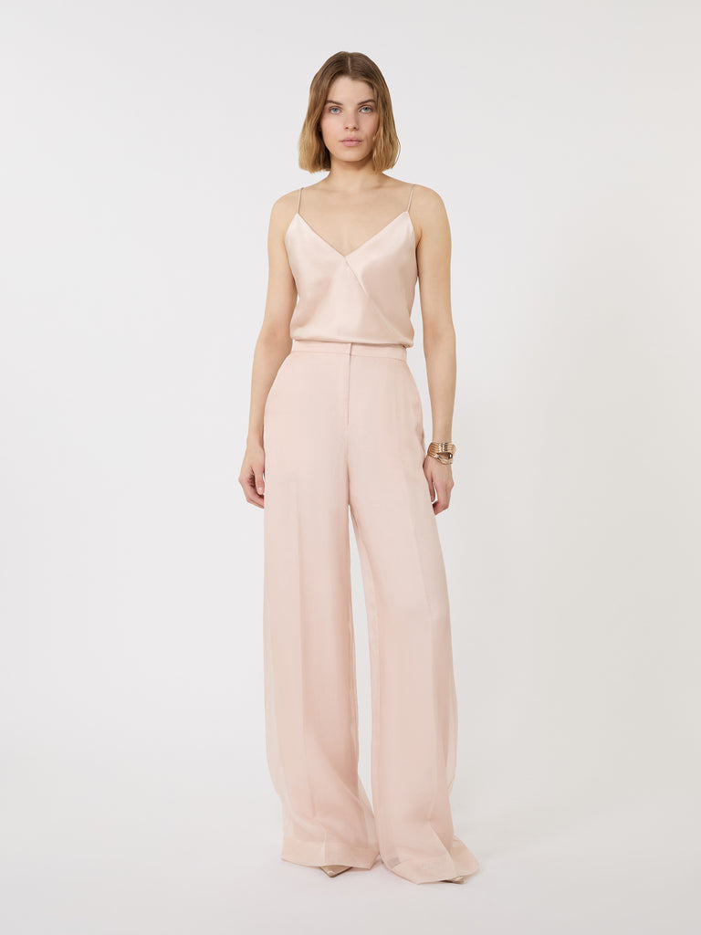max mara silk satin top