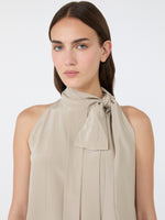 max mara sleeveless crepe de chine top for women