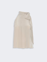 max mara sleeveless crepe de chine top for women
