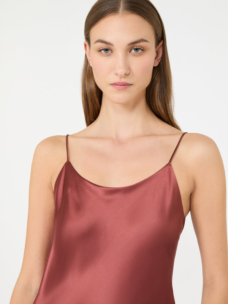 max mara silk satin top