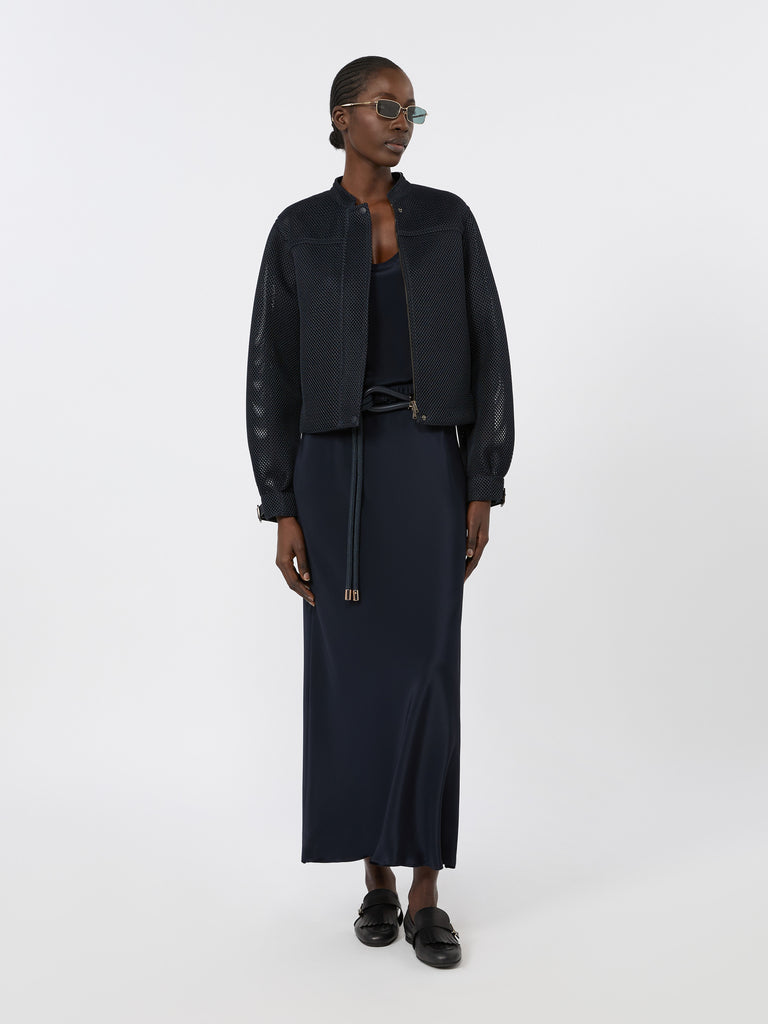 max mara silk crepe de chine top