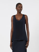 max mara silk crepe de chine top for women