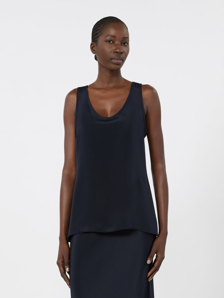 max mara silk crepe de chine top