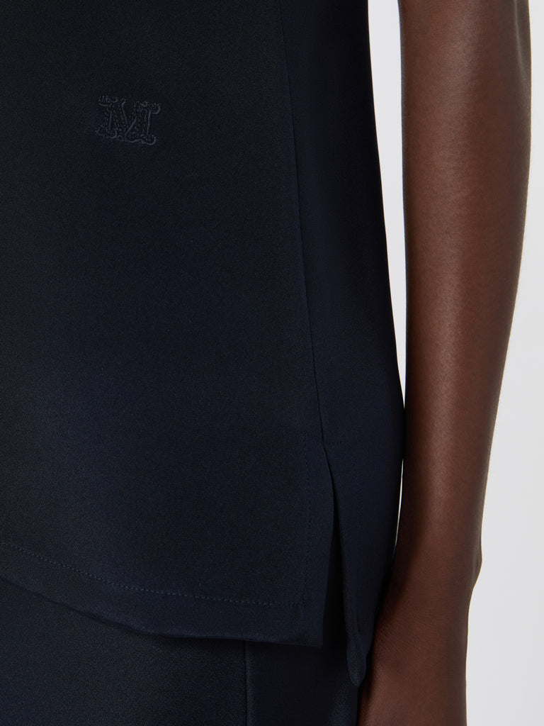 max mara silk crepe de chine top