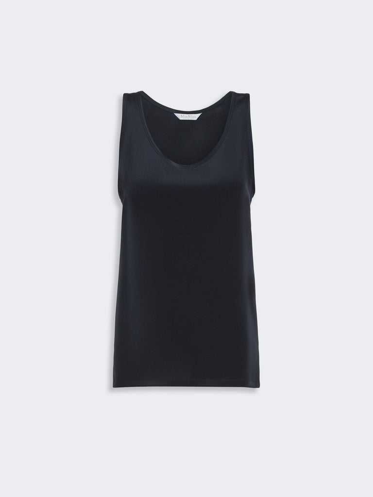 max mara silk crepe de chine top