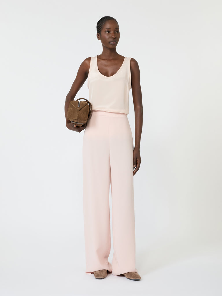 max mara silk crepe de chine top
