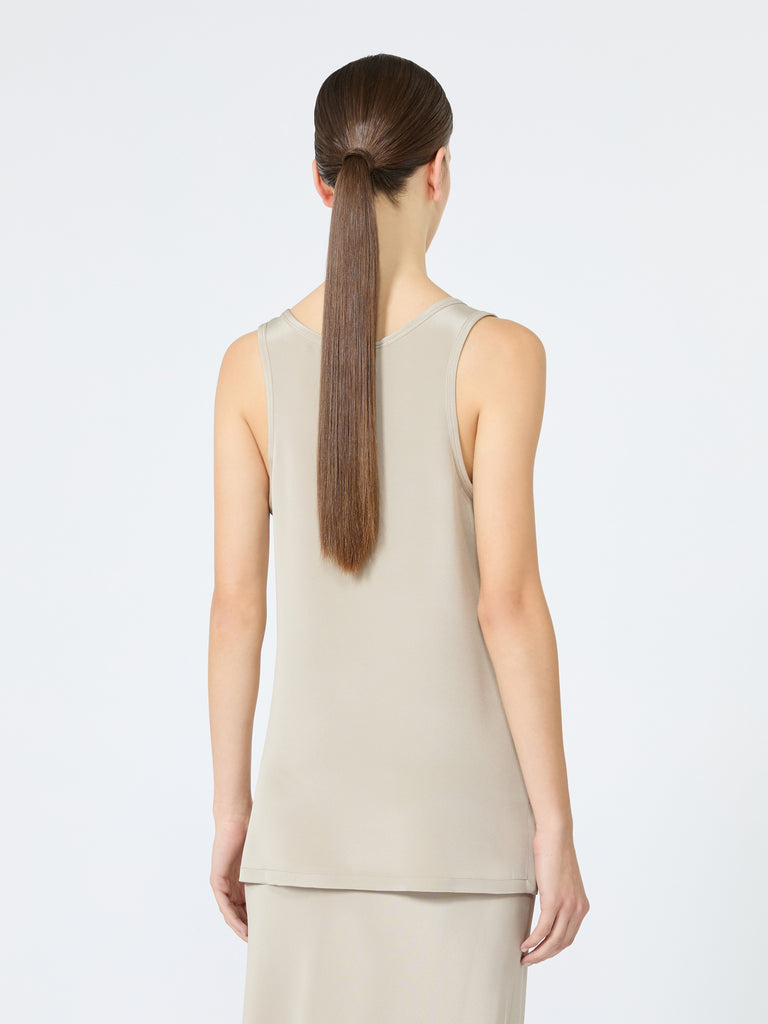 max mara silk crepe de chine top