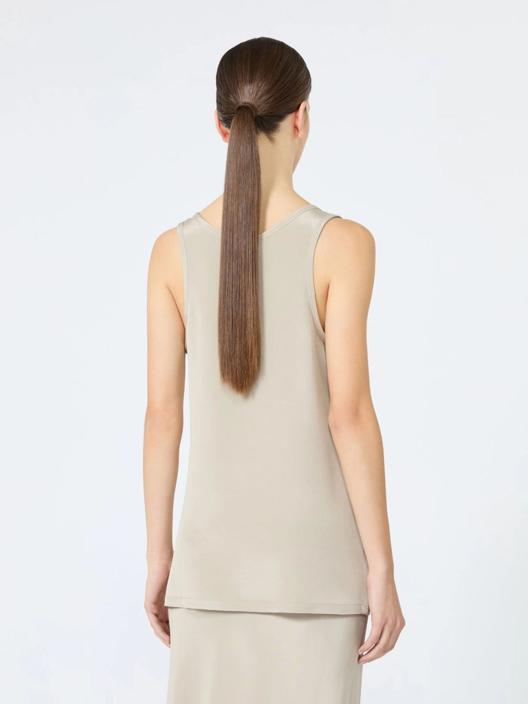 max mara silk crepe de chine top
