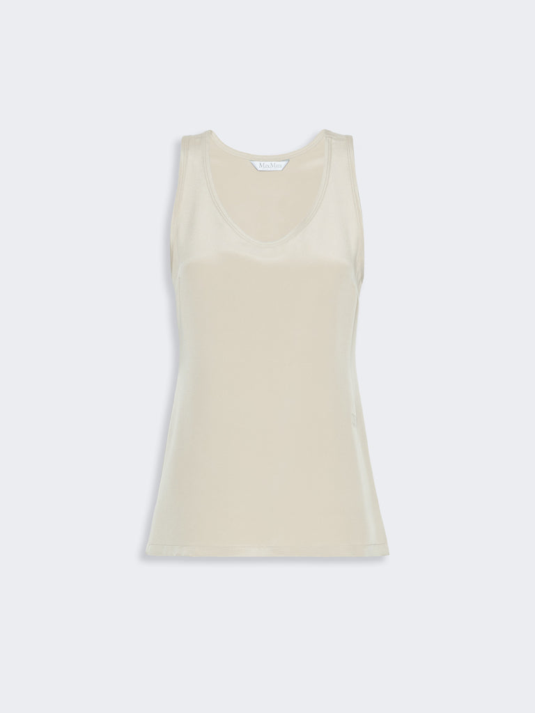 max mara silk crepe de chine top