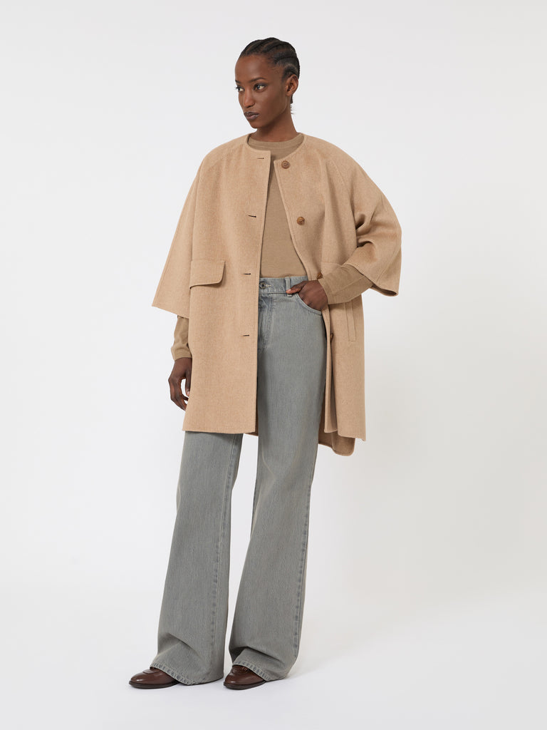 max mara straight-fit denim trousers