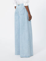 max mara wide leg denim jeans for women