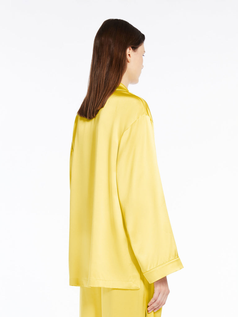 Silk satin pyjama shirt