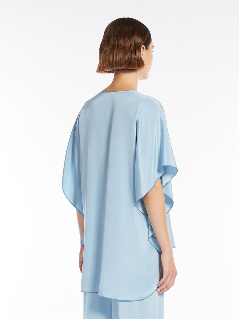 max mara crêpe de chine fluid blouse