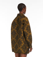 Wool Jacquard Shirt for Women - Amber - Max Mara UAE